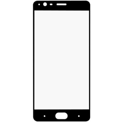 OnePlus 3 (OnePlus Three) „Mocolo“ 9H Tempered Glass sustiprintos apsaugos juodas pilnai dengiantis apsauginis ekrano stiklas 0,