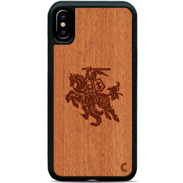 „Crafted Cover“ dabīga koka apvalks - Vytis (iPhone X / Xs)