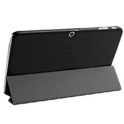 Samsung Galaxy Tab 3 10.1 P5200 (P5210) atvēramais melns maciņš / Vacins.lv