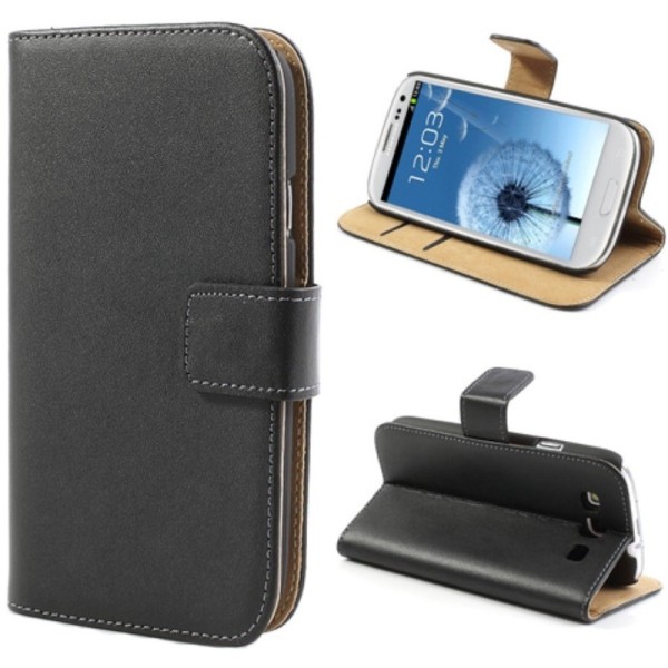 „Casual“ atverčiamas dėklas - juodas (Galaxy S3)