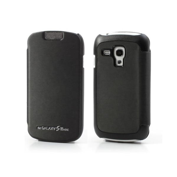 „Mercury“ atverčiamas dėklas - juodas (Galaxy S3 mini)