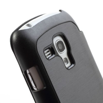 „Mercury“ atverčiamas juodos spalvos odinis Samsung Galaxy S3 mini i8190 dėklas / Priedai.lt