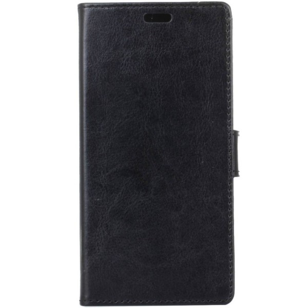 Atvēramais maciņš, grāmata - melns (Moto E4 Plus)