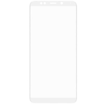 Xiaomi Redmi 5 Plus (Redmi 5 Note) „Hat-Prince“ 9H Tempered Glass sustiprintos apsaugos baltas pilnai dengiantis apsauginis ekra