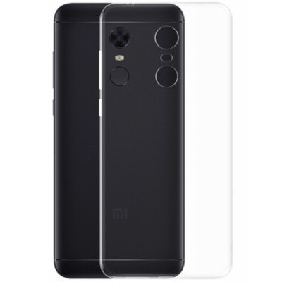Xiaomi Redmi 5 Plus skaidrus (permatomas) silikoninis TPU ploniausias pasaulyje dėklas / Priedai.lt