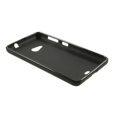 Microsoft Lumia 535 kieto silikono TPU juodas dėklas - nugarėlė / Priedai.lt