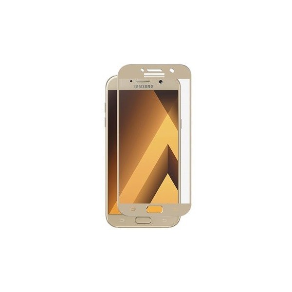 „3D Rewan“ Tempered Glass apsauginis ekrano stiklas 0.26 mm - auksinis (Galaxy A3 2017)