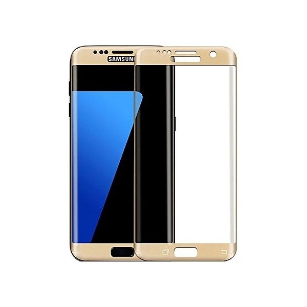 „Mofi“ Tempered Glass apsauginis ekrano stiklas 0.33 mm - auksinis (Galaxy S6 Edge)