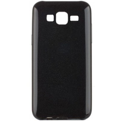 Samsung Galaxy J5 (J500) dėklas kieto silikono - TPU juodas / Priedai.lt