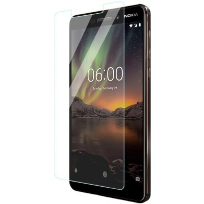 Nokia 6 (2018) dzidrs ekrāna aizsargstikls (Tempered Glass) / Vacins.lv