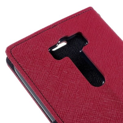 Asus Zenfone 2 Laser 5.0 (ZE500KL, ZE500KG) Mercury rožinis atverčiamas dėklas - piniginė / Priedai.lt