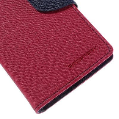 Asus Zenfone 2 Laser 5.0 (ZE500KL, ZE500KG) Mercury rožinis atverčiamas dėklas - piniginė / Priedai.lt