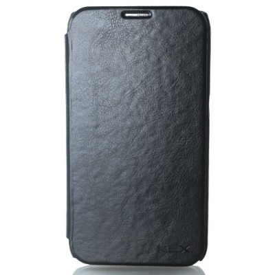 Samsung Galaxy Mega 6.3 „Kalaideng“ Enland ādas atvēramais melns futrālis / Vacins.lv