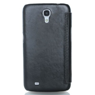 „Kalaideng“ Enland atverčiamas odinis juodas Samsung Galaxy Mega 6.3 dėklas / Priedai.lt