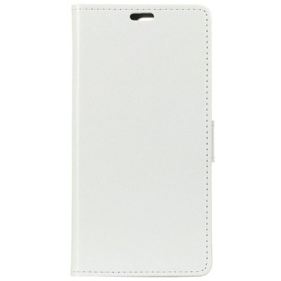 OnePlus 6 (Six) atvēramais ādas balts maciņš, grāmata (maks) / Vacins.lv
