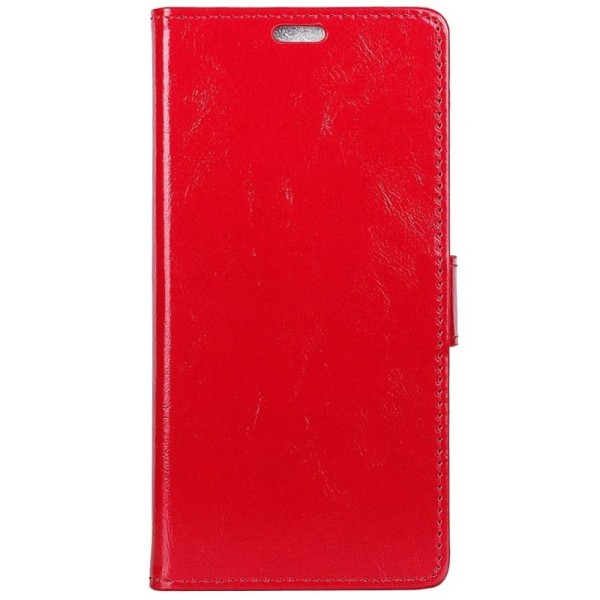 Atvēramais maciņš, grāmata - sarkans (OnePlus 6)