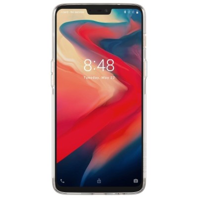 OnePlus 6 (Six) Nillkin Nature plonas skaidrus (permatomas) silikoninis TPU bespalvis dėklas / Priedai.lt