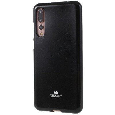 Huawei P20 Pro juodas Mercury kieto silikono (TPU) dėklas - nugarėlė / Priedai.lt