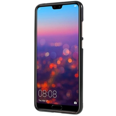 Huawei P20 Pro juodas Mercury kieto silikono (TPU) dėklas - nugarėlė / Priedai.lt