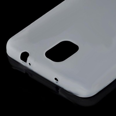 Samsung Galaxy Note 3 pusiaus skaidrus silikoninis TPU dėklas (dėkliukas, nugarėlė) / Priedai.lt