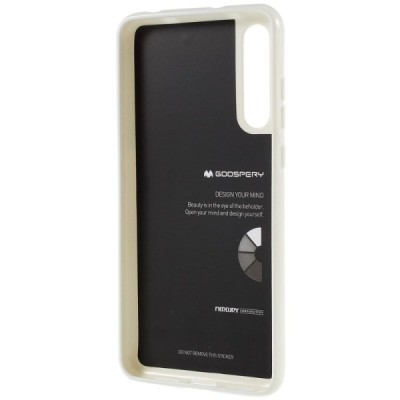 Huawei P20 Pro Mercury balts cieta silikona (TPU) apvalks / vacins.lv