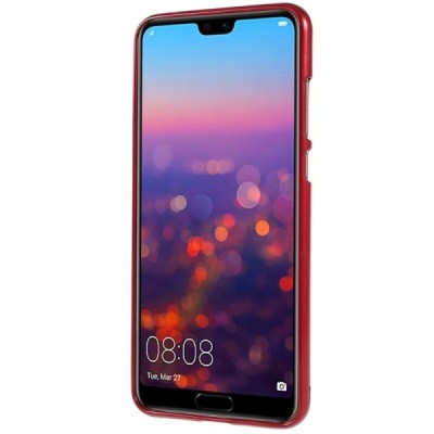 Huawei P20 Pro raudonas Mercury kieto silikono (TPU) dėklas - nugarėlė / Priedai.lt
