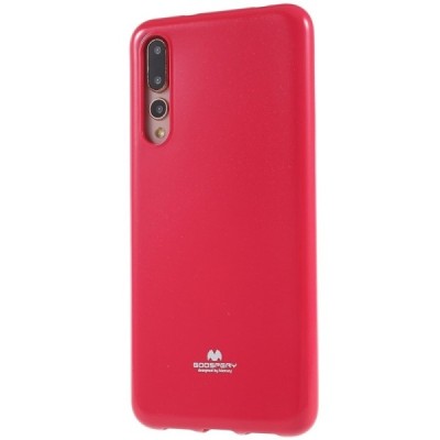 Huawei P20 Pro tamsiai rožinis Mercury kieto silikono (TPU) dėklas - nugarėlė / Priedai.lt