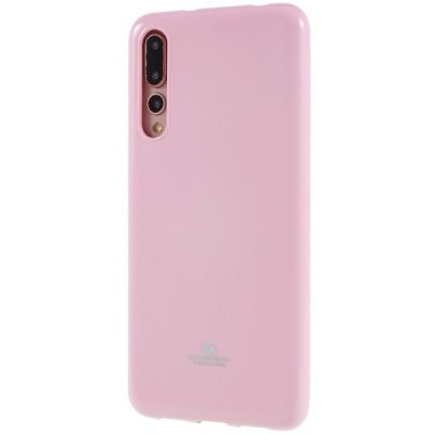 Huawei P20 Pro Mercury gaiši rozs cieta silikona (TPU) apvalks / vacins.lv