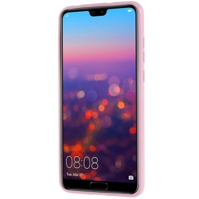 Huawei P20 Pro Mercury gaiši rozs cieta silikona (TPU) apvalks / vacins.lv