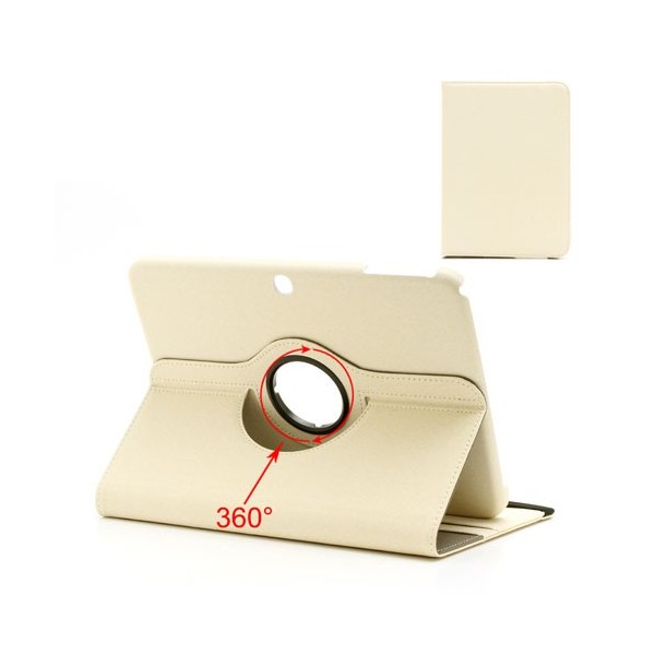 Klasiskais 360° atvēramais futrālis - smilšu krāsā (Tab 3 10.1)