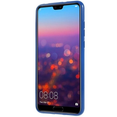 Huawei P20 Pro Mercury tumši zils cieta silikona (TPU) apvalks / vacins.lv