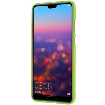 Huawei P20 Pro žalias Mercury kieto silikono (TPU) dėklas - nugarėlė / Priedai.lt