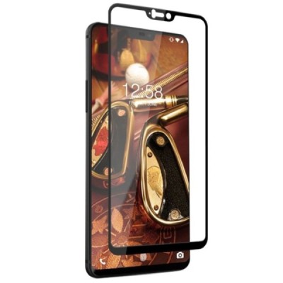 OnePlus 6 (Six) Mocolo Tempered Glass melns ekrāna aizsargstikls / Vacins.lv