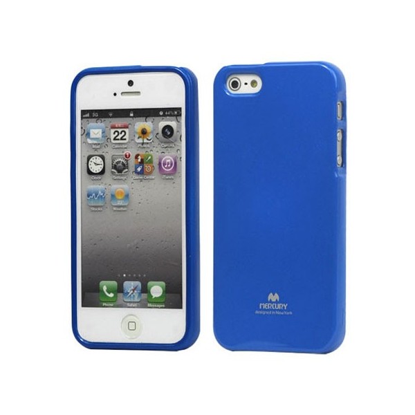 „Mercury“ Color dėklas - mėlynas (iPhone 5 / 5S / SE 2016)