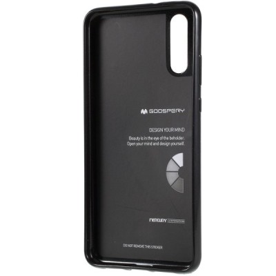 Huawei P20 Mercury melns cieta silikona (TPU) apvalks / vacins.lv