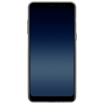 Samsung Galaxy A8 2018 (A530F) Nillkin Nature plonas skaidrus (permatomas) silikoninis TPU pilkas dėklas / Priedai.lt