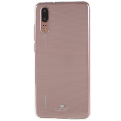 Huawei P20 skaidrus Mercury kieto silikono (TPU) dėklas - nugarėlė / Priedai.lt
