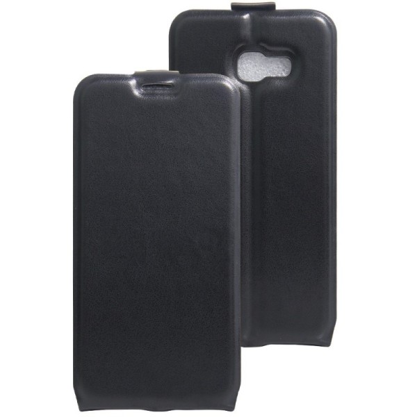 Vertikāli atvēramais maciņš - melns (Galaxy A5 2017)