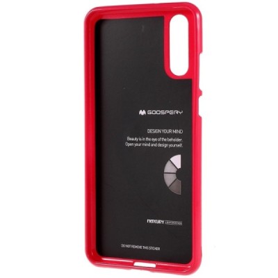 Huawei P20 tamsiai rožinis Mercury kieto silikono (TPU) dėklas - nugarėlė / Priedai.lt