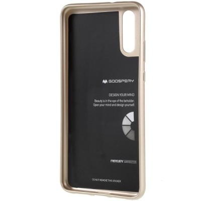 Huawei P20 Mercury zelta cieta silikona (TPU) apvalks / vacins.lv