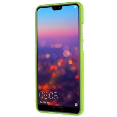 Huawei P20 žalias Mercury kieto silikono (TPU) dėklas - nugarėlė / Priedai.lt