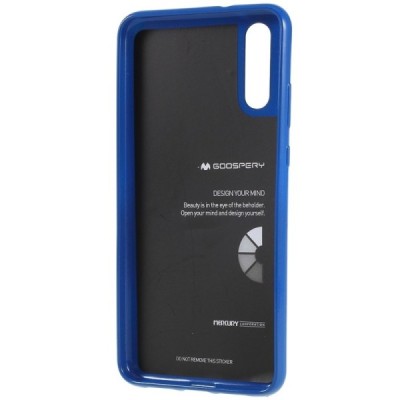 Huawei P20 tamsiai mėlynas Mercury kieto silikono (TPU) dėklas - nugarėlė / Priedai.lt