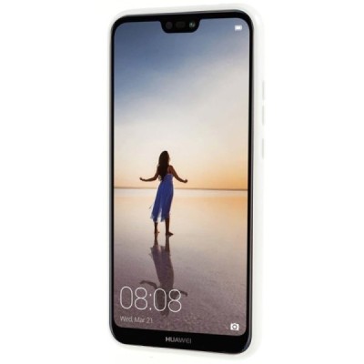 Huawei P20 Lite (Nova 3e) Mercury melns cieta silikona (TPU) apvalks / vacins.lv