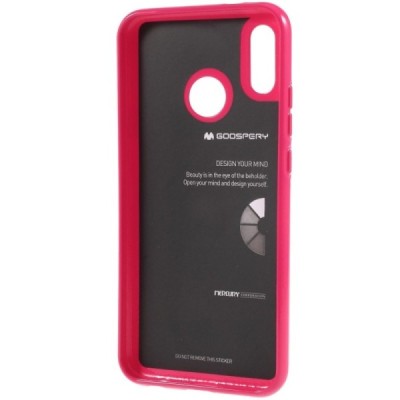 Huawei P20 Lite (Nova 3e) tamsiai rožinis Mercury kieto silikono (TPU) dėklas - nugarėlė / Priedai.lt