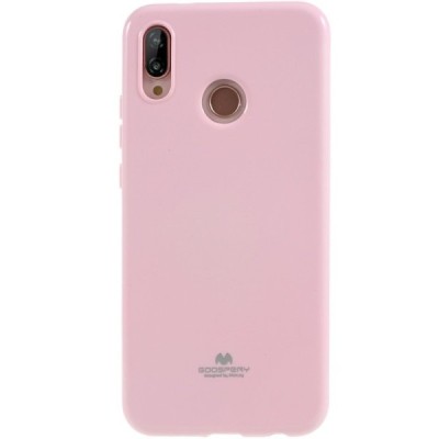 Huawei P20 Lite (Nova 3e) šviesiai rožinis Mercury kieto silikono (TPU) dėklas - nugarėlė / Priedai.lt