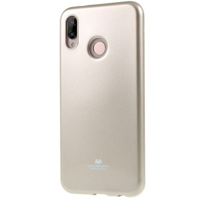 Huawei P20 Lite (Nova 3e) Mercury zelta cieta silikona (TPU) apvalks / vacins.lv