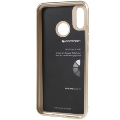 Huawei P20 Lite (Nova 3e) auksinis Mercury kieto silikono (TPU) dėklas - nugarėlė / Priedai.lt