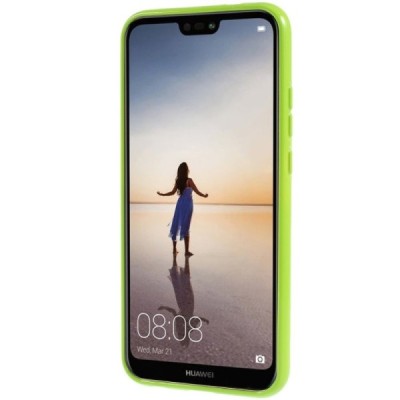 Huawei P20 Lite (Nova 3e) Mercury zaļš cieta silikona (TPU) apvalks / Vacins.lv