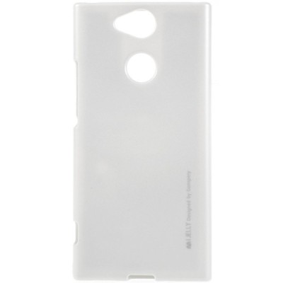 Sony Xperia XA2 (XA2 Dual) Mercury sidabrinis kieto silikono tpu dėklas - nugarėlė / Priedai.lt