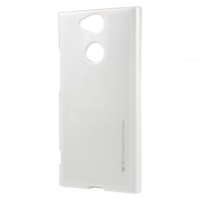 Sony Xperia XA2 (XA2 Dual) Mercury sudrabs cieta silikona (TPU) apvalks / vacins.lv